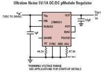 LTM8031 5v dc converter circuit