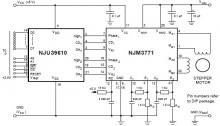 Stepper motor driver circuit design using NJM3771